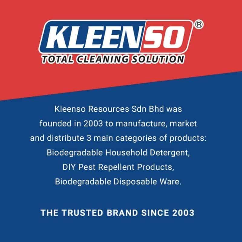 Kleenso Ordinary Bio-D Garbage Bag M/L Size - Black 4 kleenso The logo for kleen 50 total cleaning.