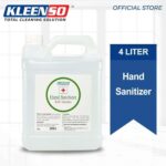 kleenso Kleen 50 4 liter hand sanitizer.