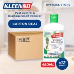 kleenso A box of kleen 50 post control & drain small remover.