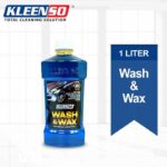 kleenso A bottle of Kleenso Wash & Wax (1 Litre).