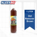 kleenso A bottle of kleengo dirt remover brown.