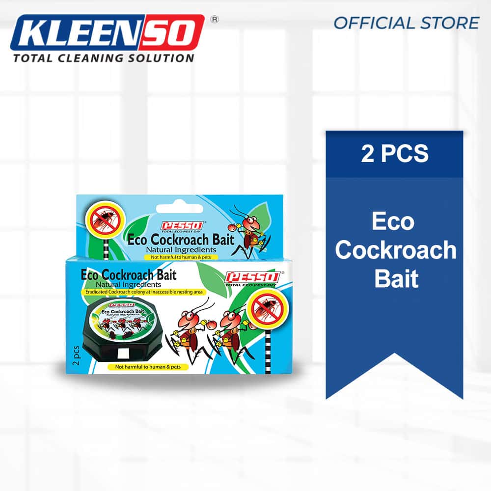 Kleenso Pesso Eco Cockroach Bait 2pcs (Cockroach Repellent) Umpan Lipas 1 kleenso Kleenso Pesso Eco Cockroach Bait 2pcs (Cockroach Repellent) Umpan Lipas.