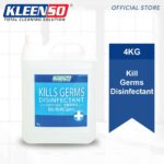 kleenso Replace the product in the sentence with the given product name.
New Sentence: Kleenso Kill Germs Disinfectant 4kg disinfectant 5ltr.