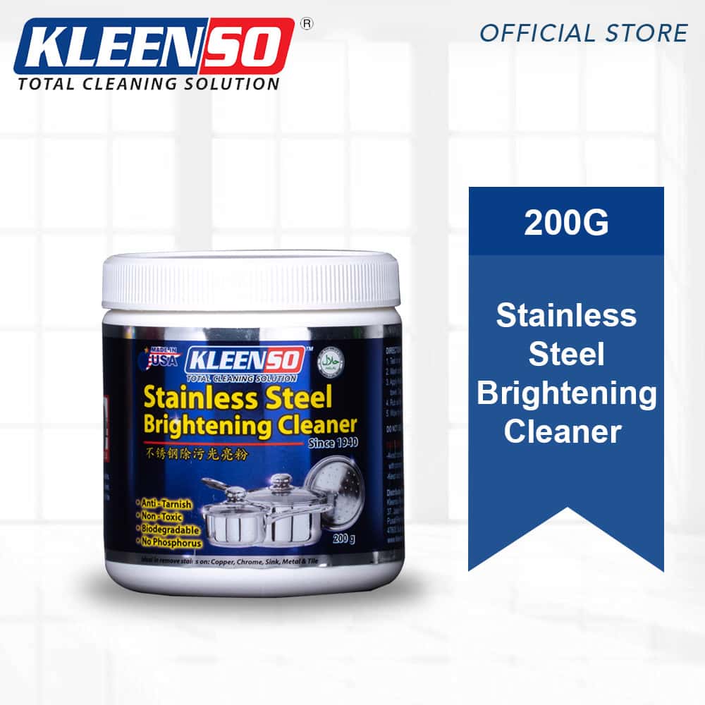 Kleenso Stainless Steel Brightening Cleaner 200g 1 kleenso Kleenso stainless steel brightening cleaner 200g.