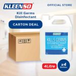 kleenso [Carton Deal] KLEENSO Kill Germs Disinfectant 4L x 4 - 4 pack.