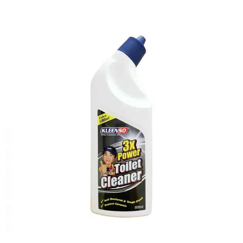 KLEENSO 3x Power Toilet Cleaner 600ML 2 kleenso A bottle of toilet cleaner on a white background.