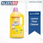 kleenso 2 liter lemon floor cleaner.