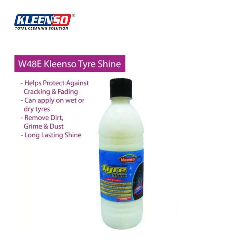 KLEENSO Tyre Shine (W48) Econ Pack 500G 2 kleenso A bottle of wbb keeno tyre shine.