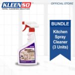 kleenso Kleen 50 kitchen spray cleaner 3 units.