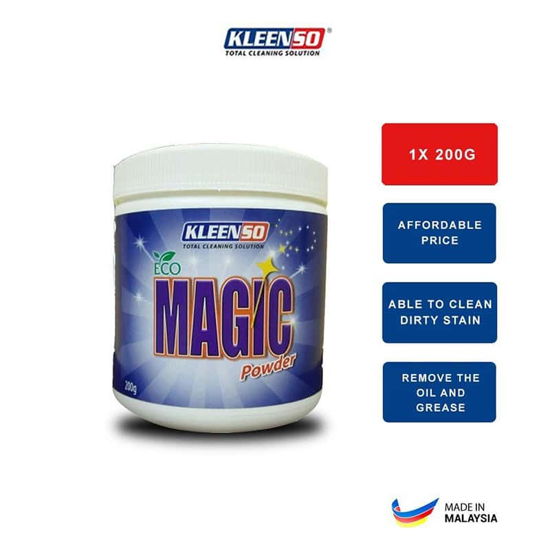 Kleenso Eco Magic Powder 200g 2 kleenso A jar of magic powder.
