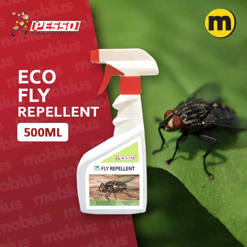 Kleenso Pesso Eco Fly Repellent Liquid Spray 500ML Penghalau Lalat Natural Serai Wangi Semburan Cecair 1 kleenso Eco fly repellent 500ml.
